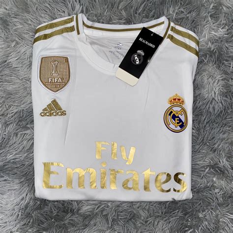 Football Jersey Fly Emirates White Gold | Shopee Philippines