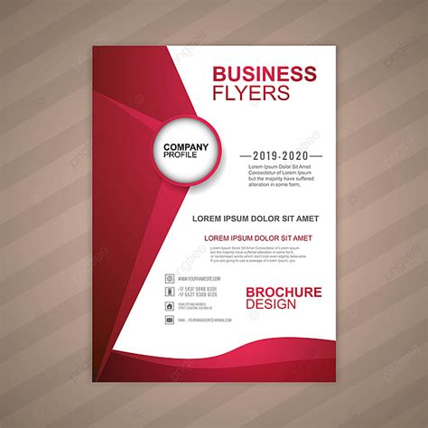 Beautiful Business Brochure Wave Template Background Template Download on Pngtree