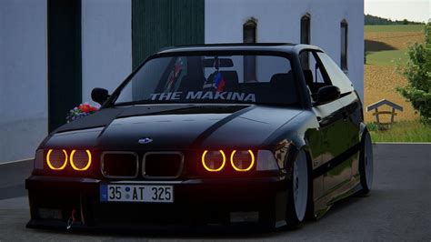 Assetto Corsa-BMW 325i E36 Straight pipe Stance - YouTube