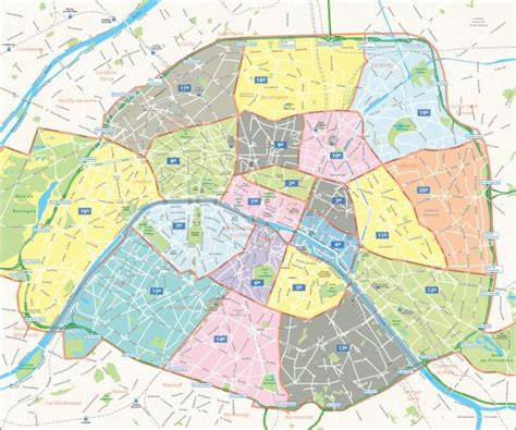 Mappe e percorsi dettagliati di Parigi