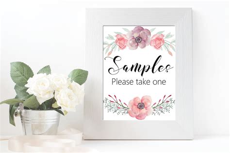 Samples | Please Take One Printable