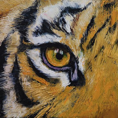 Tiger Eyes Painting