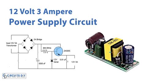 12v Power Supply Circuit Diagram - Wiring Draw And Schematic