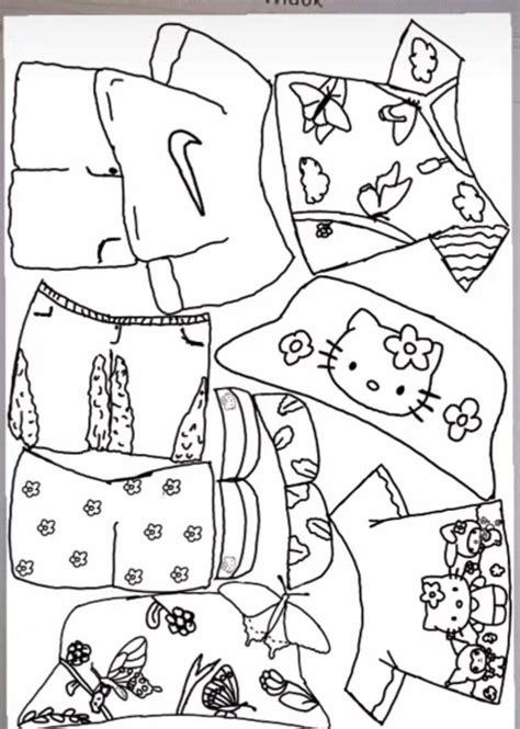 Paper Clothes for Lalafanfan Duck | WONDER DAY — Coloring pages for children and adults