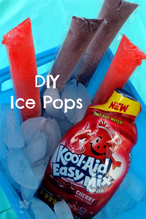 Stay Cool This Summer With DIY Ice Pops - Mom. Wife. Busy Life.