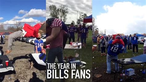 Buffalo Bills fans "year in review" of tailgating shenanigans