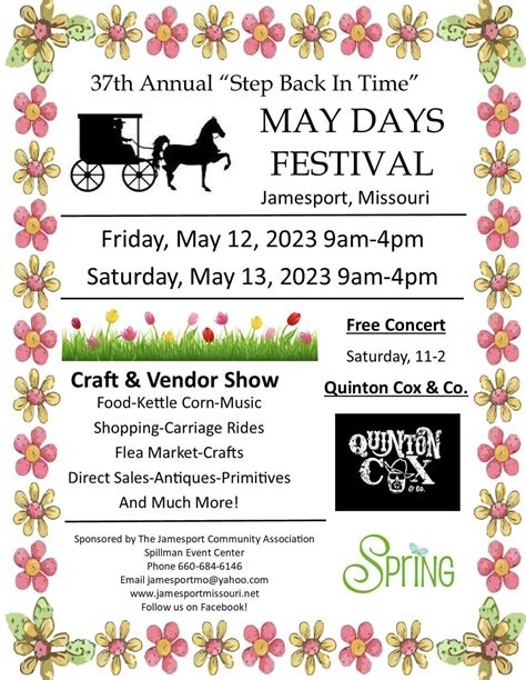 Friday and Saturday of Mothers Day... - Jamesport, Missouri | Facebook