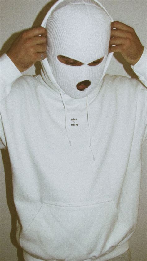 White Balaclava Outfit | Outfits, Balaclava, Cool outfits