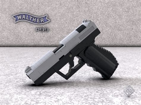 LEGO MOC Walther P99 Pistol by GS_design | Rebrickable - Build with LEGO