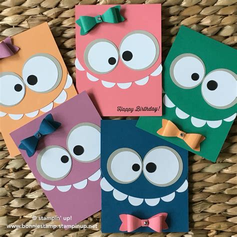 New in colors 2016 www.bonniestamp.stampinup.net | Carte anniversaire enfant, Carte de fete ...