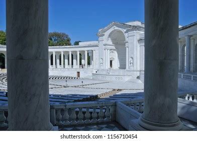 Arlington Memorial Amphitheater Arlington National Cemetery Stock Photo ...