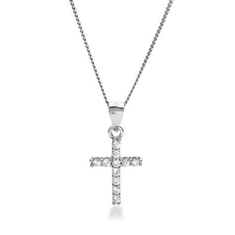 Miss Swiss Sterling Silver Cross Pendant