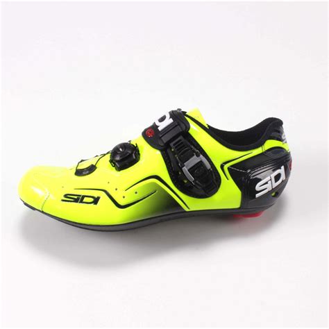 Sidi Kaos Men's Carbon Road Cycling Shoes Yellow Fluo 44 | eBay