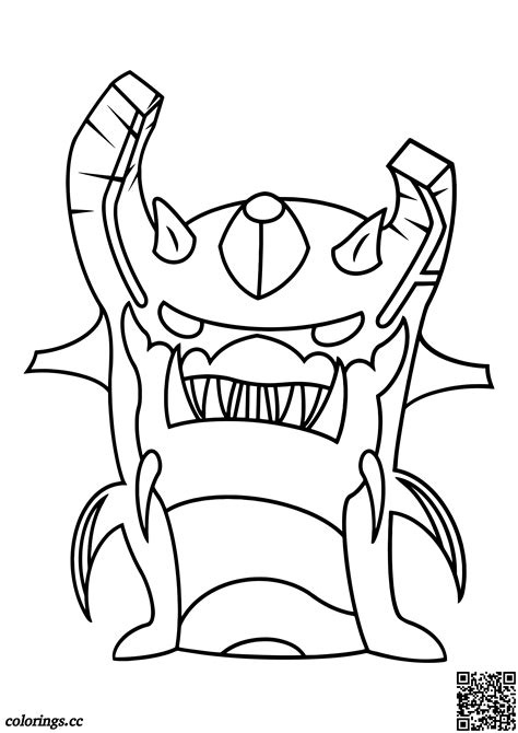 Earth Elemental Ghoul coloring pages, Slugterra coloring pages ...