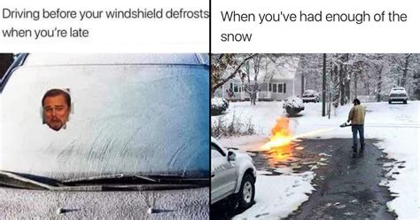 25 Funny Snow Memes To Melt Away Your Winter Blues