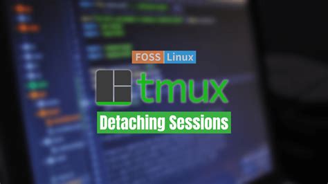 How to detach a session in tmux | FOSS Linux