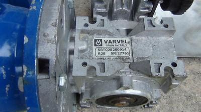 Varvel SRT028280914 Gearbox w/ Elektrim .12HP 3 Phase 1680 rpm Motor | eBay