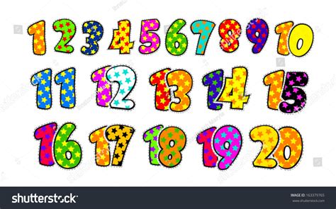 Clipart Numbers 1 20 Images