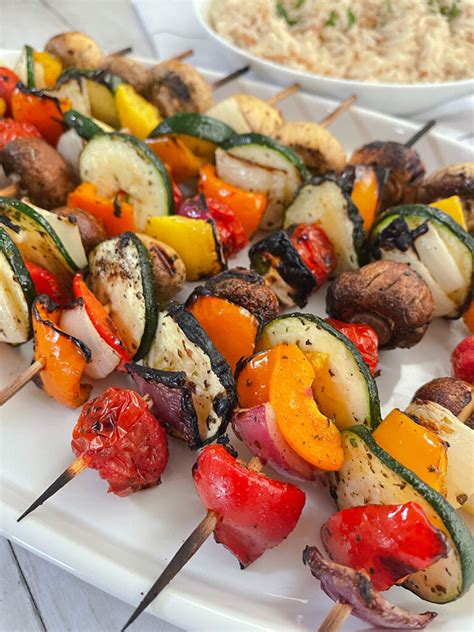 Vegetable Kebabs - Heart Healthy Greek