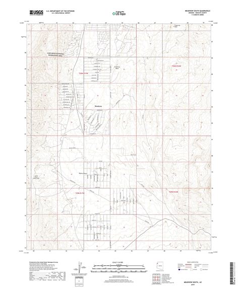 MyTopo Meadview South, Arizona USGS Quad Topo Map