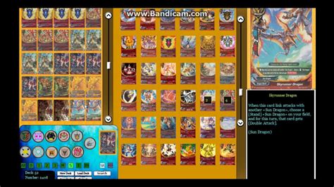 BuddyFight Area Deck Profile | Sun Victory (Sun Dragon) Version 1 - YouTube