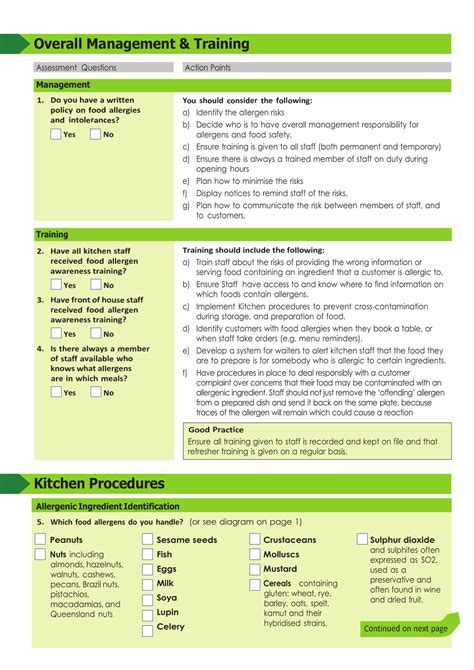 Kitchen Risk Assessment Template Free - Printable Form, Templates and Letter