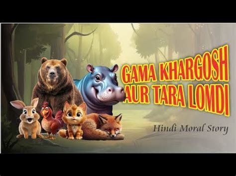 GAMA KHARGOSH AUR TARA LOMDI HINDI MORAL STORY - YouTube