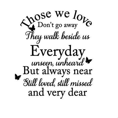 Those We Love Don't Go Away Quote SVG PNG JPG Pdf Dxf Digital File Download - Etsy