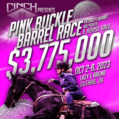 Pink Buckle Barrel Race 2023