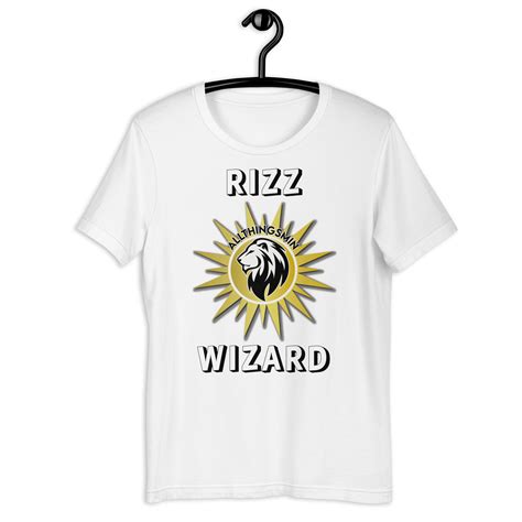 RIZZ WIZARD (white t-shirt) - ALLTHINGSMIN