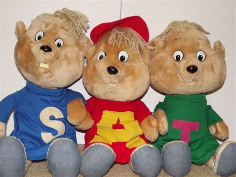 Vintage Plush Alvin & the Chipmunks | Vintage plush, Alvin and the ...