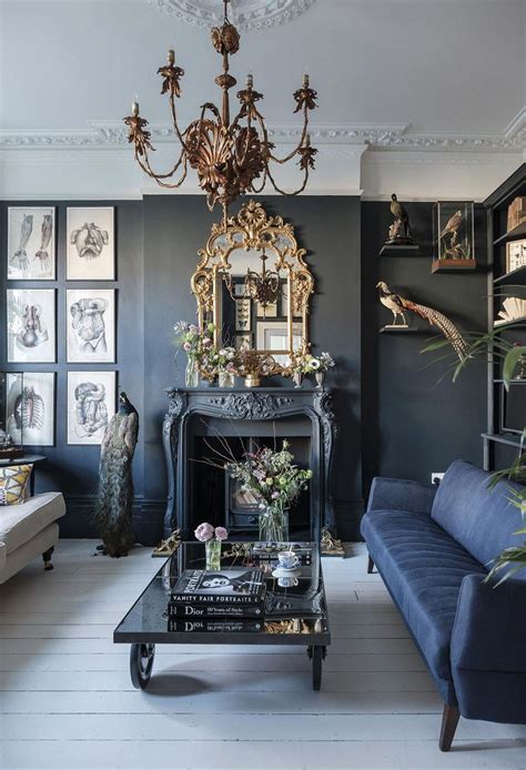 Industrial and Moody Modern Gothic London Home #ModernHomeDecorIdeas | Victorian home decor ...