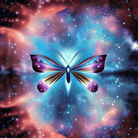 Galaxy Butterfly · Creative Fabrica