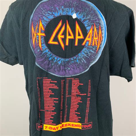 Vintage 1993 Def Leppard Adrenalize Concert Tee T Shirt | Etsy