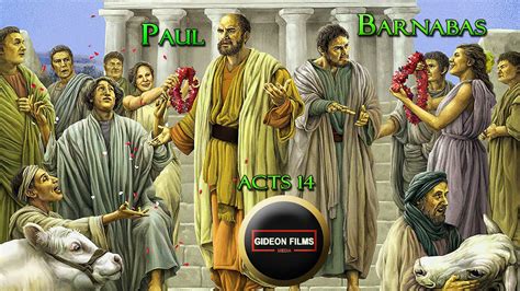 Paul and Barnabas In Lystra and Derbe | Acts 14 | Paul heals lame in Lystra Iconium Antioch in ...