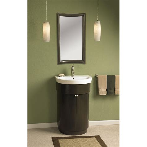 Fairmont Designs Boulevard 24" Curved Vanity and Sink Set - Wenge-Noir | Free Shipping - Modern ...