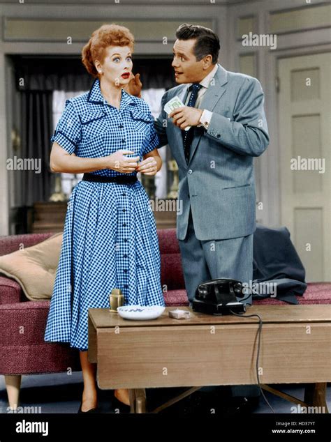 I LOVE LUCY, (from left): Lucille Ball, Desi Arnaz, 1951-57 Stock Photo - Alamy