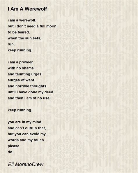 Werewolf Love Poems