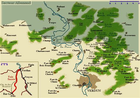 Verdun france map - bezyvox