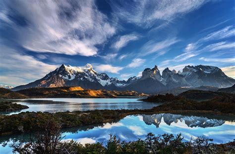 Cool blue arctic mountain ranges of Torres del Paine, Chile - Unusual ...