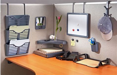 Image of: Best Hang Whiteboard With Cubicle Hangers | Work cubicle ...