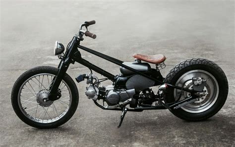 Custom rigid Honda Super Cub by Duong Doan | One-off frame | Modified foot controls | Vietnam ...