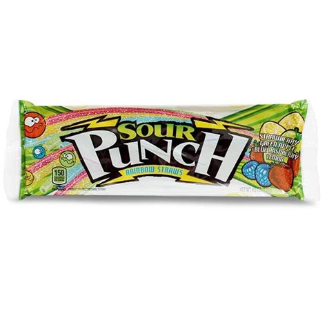 Sour Punch Straws Chewy Rainbow Candies, 4.5 Oz. - Walmart.com