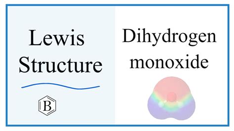 Lewis Dot Structure for Dihydrogen monoxide - YouTube