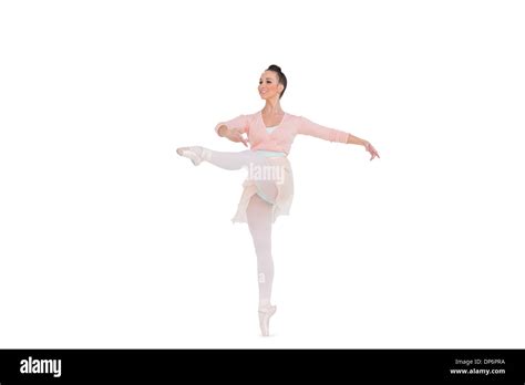 Smiling gorgeous ballerina spinning on one leg Stock Photo: 65303150 - Alamy