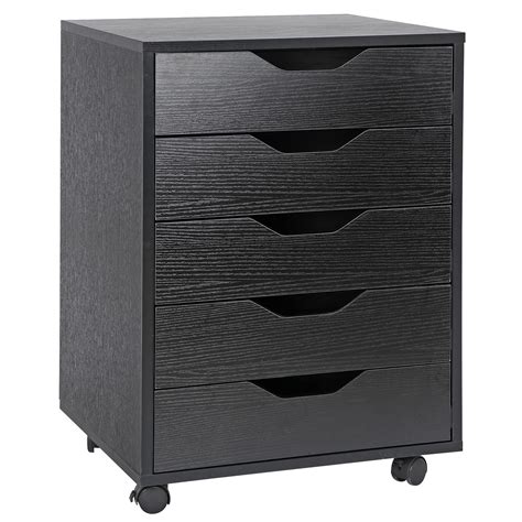 Buy ZENY 5 Drawers Chest, Mobile File Cabinet with Casters, Home Office ...