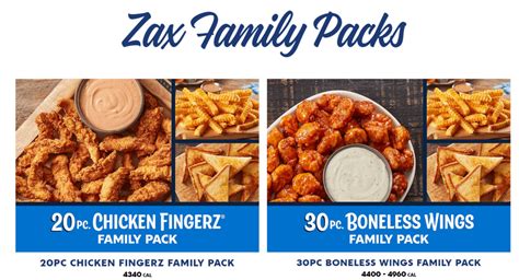 Zaxby's Menu and Specials