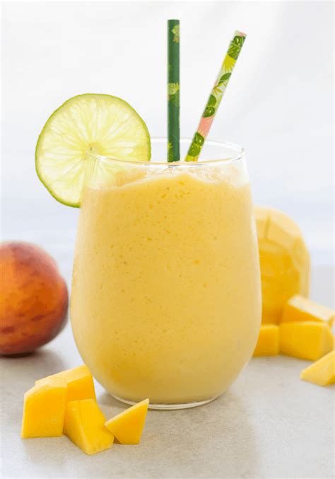 Mango Peach Smoothie - Simply Made Recipes