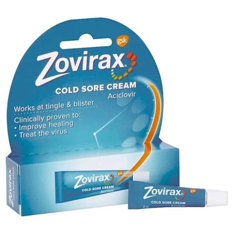 Zovirax Cold Sore Cream, 2g - Asset Pharmacy