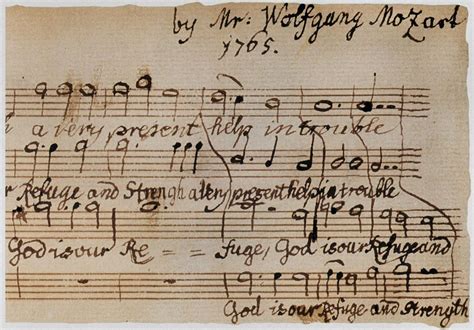 Mozart: Motet Manuscript Photograph - Mozart: Motet Manuscript Fine Art Print | Mozart, Amadeus ...